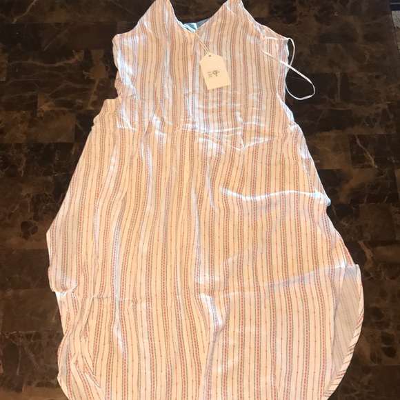 🎉Last One! Off White Front Tie Midi Dress! - Picture 5 of 5